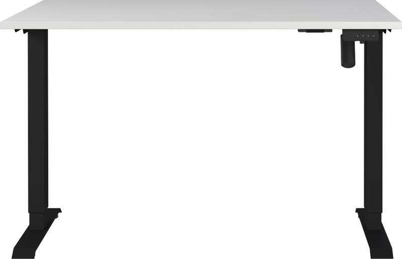 Bureau GERMANIA PROFI 2.0 Hauteur ajustable électriquement Gris clair 1200 (l) x 800 (p) x 1180 (h) mm