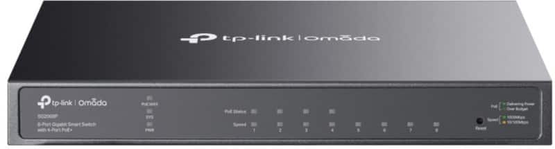 TP-LINK Omada 8-Poorten Gigabit Smart Schakelaar met 4-Poorten PoE+