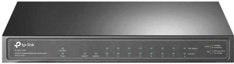 Commutateur Ethernet TP-LINK 10 ports Gigabit avec 8 ports PoE+