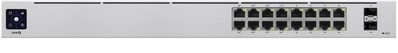 Commutateur Ubiquiti UniFi 16 ports PoE Géré L2/L3 Gigabit Ethernet (10/100/1000) Power over Ethernet (PoE) 1U Argenté