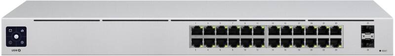 Commutateur Ubiquiti UniFi USW-24 réseau Géré L2 Gigabit Ethernet (10/100/1000) Argenté