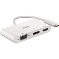 Hub multiport USB D-Link DUB-V310 Blanc