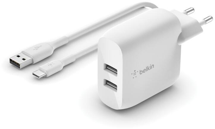 Chargeur mural USB Belkin Blanc