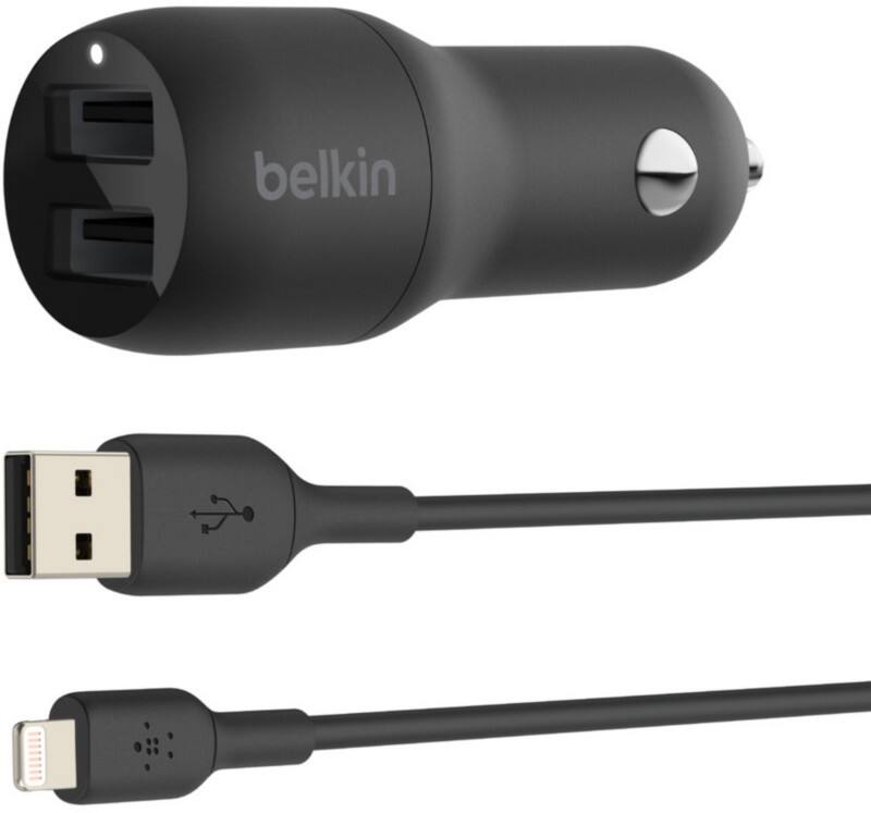 Chargeur de voiture Belkin Noir