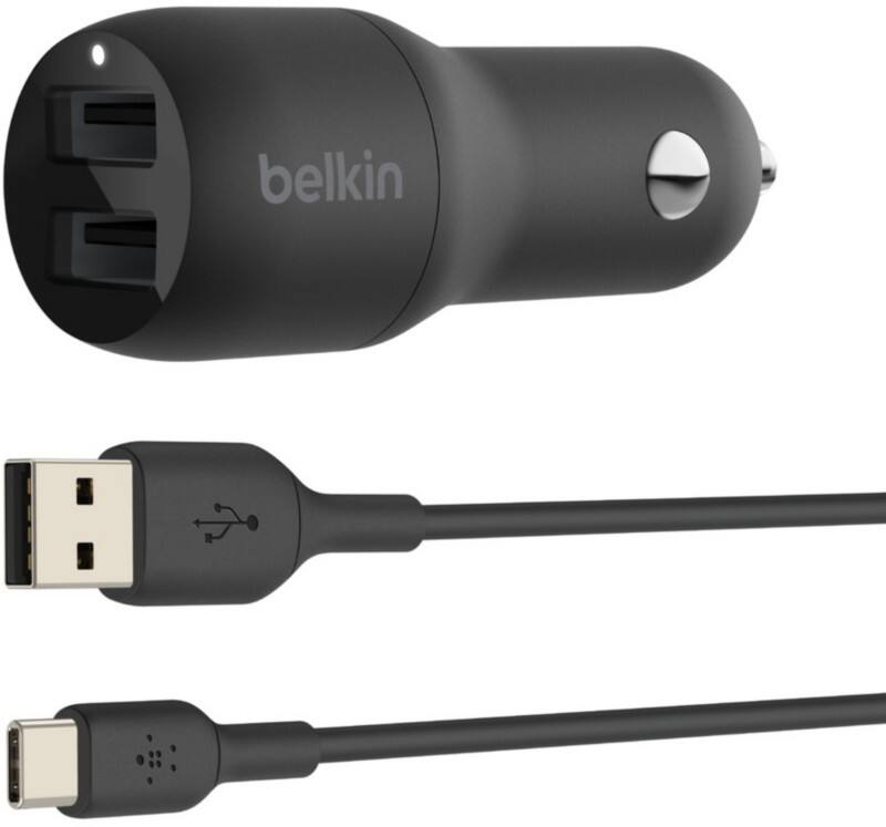 Chargeur de voiture Belkin Noir