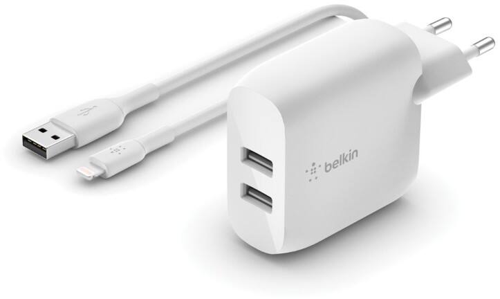 Chargeur mural USB Belkin Blanc