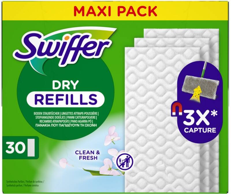 Swiffer Droge Vloerdoekjes Navullingen 30 Stuks