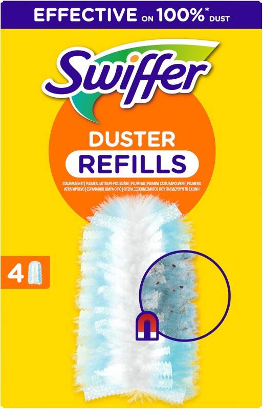 Recharge pour plumeau Swiffer 4 unités
