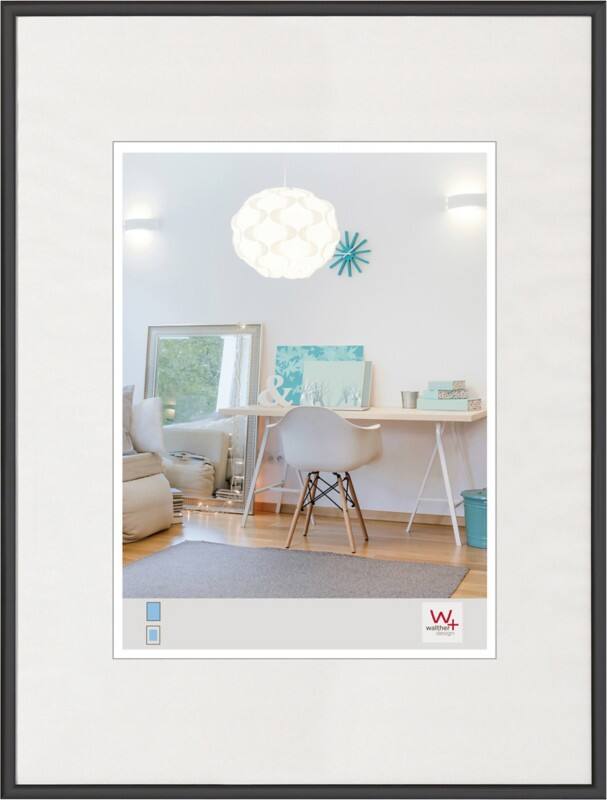 Cadre photo walther design Noir KV040B 30,7 (L) x 1,4 (P) x 40,8 (H) cm KV040B