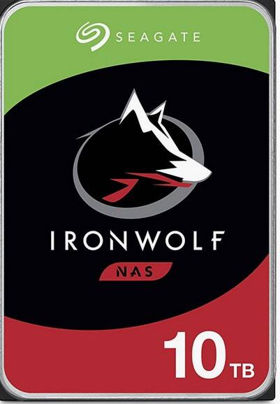 Seagate IronWolf Interne HDD-schijf 10 TB Multikleur