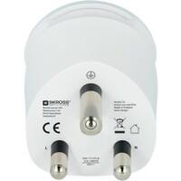 SKROSS Wereldreisadapter Wereld-naar-Zuid Afrika Geaard SKR1500202E