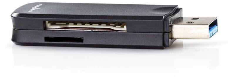 Nedis Kaartlezer Zwart MICROSD USB 3.2 GEN1 CRDRU3100BK