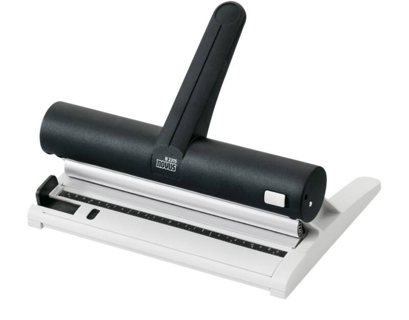 Perforatrice Novus 23 perforations Métal 15 feuilles B2315 Gris, noir A4