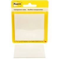 Post-it Zelfklevende memoblaadjes 73 x 73 mm Blanco Transparant 36 Stuks
