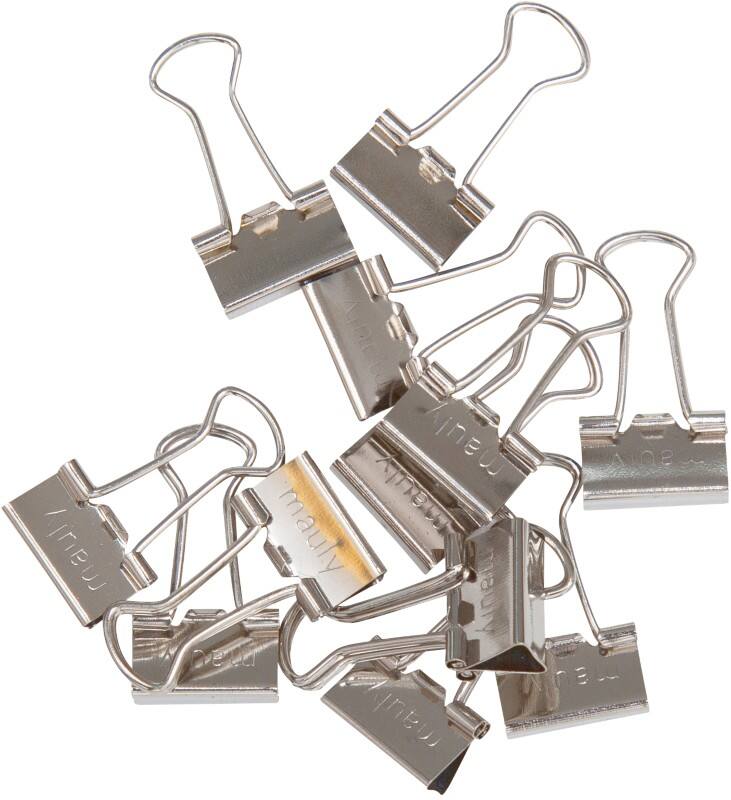 Maul Papierklem Metaal 13 mm Zilver 12 Stuks