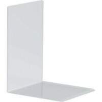 Maul Boekensteunen Acryl Transparant 15 x 16 x 21 cm 2 Stuks