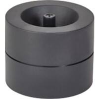 Maul greener@work Papercliphouder met centrale magneet Kunststof 60 mm Zwart Rond