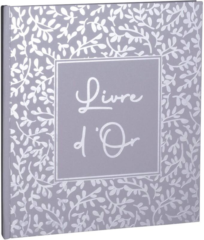 Livre d'or Exacompta AutentiK Bleu, gris 140 pages 47365E