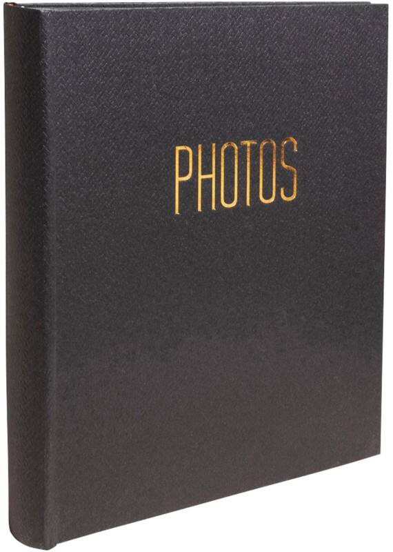 Album photos Exacompta Office By Me Dos cartonné 29 x 32 cm Noir 60 feuilles