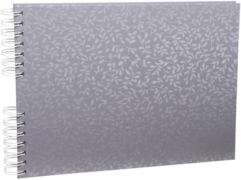 Album photos Exacompta AutentiK Reliure spirale Dos cartonné 32 x 22 cm Bleu, gris 50 feuilles