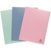 Livre de présentation Exacompta AutentiK 20 pochettes A4 Assortiment 3 unités