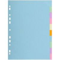 Exacompta Forever Blanco tabbladen Kleurenassortiment 10 tabs 170 g/m² Karton 2610E