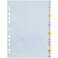Intercalaires Alphabétique Exacompta Forever A4 Assortiment 20 intercalaires Carton 11 perforations 2621E