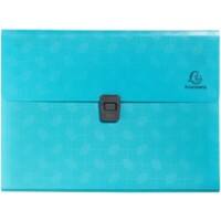 Trieur Exacompta Pop'N Co A4 PP (Polypropylène) Vierge Cyan 55299E