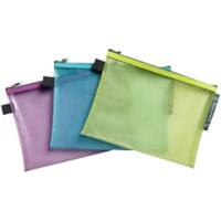 Pochette pour accessoires électroniques Exacompta Pop'N Co 38140E A5 Zip EVA (Éthylène-acétate de vinyle), PP (Polypropylène) Paysage 23,5 (l) x 17,5 (p) x 0,4 (h) cm Assortiment 3 unités