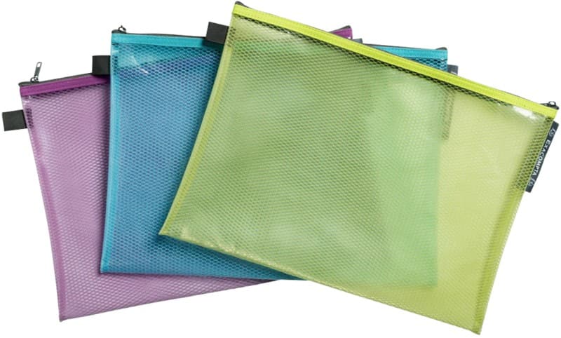 Pochette pour accessoires électroniques Exacompta Pop'N Co 38150E A4 Zip EVA (Éthylène-acétate de vinyle), PP (Polypropylène) Paysage 35,5 (l) x 35,5 (p) x 0,4 (h) cm Assortiment 3 unités