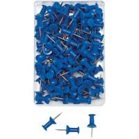 WEDO Landkaartpunaises Metaal Blauw 100 stuks