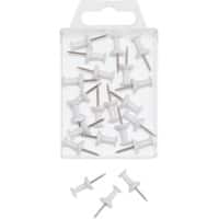 Épingles pour carte WEDO Métal Blanc 20 unités