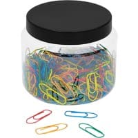 WEDO Paperclips Metaal 65 mm Kleurenassortiment 400 stuks