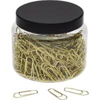 WEDO Paperclips Metaal 65 mm Geel 400 stuks