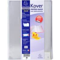 Couverture de livre Exacompta Kover Plastique, PVC (Polychlorure de vinyle) Transparent 60 unités