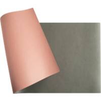 Sous-main Exacompta Home Office PU (Polyuréthane) Gris, teinte chair 40 x 80 cm