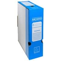 Boîte archives Exacompta 261005H Bleu 35 x 10 x 25 cm Carton 50 unités