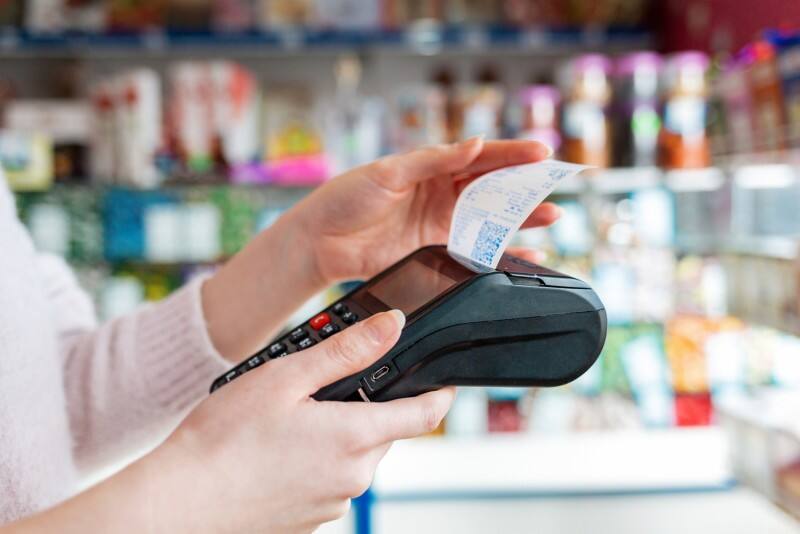 Rouleau de caisse Exacompta 5,7 x 4 x 5,7 cm Blanc 120 unités