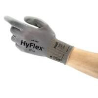 Gants de manutention HyFlex Nylon, PU (Polyuréthane) Taille 8 Gris 12 paires de gants