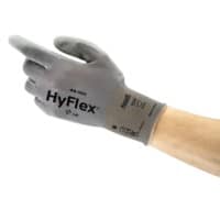 HyFlex Werkhandschoenen Nylon, PU (Polyurethaan) Maat 9 Grijs 12 Paar à 2 Handschoenen
