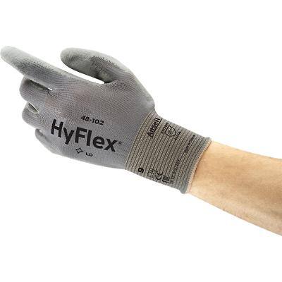 HyFlex Werkhandschoenen Nylon, Polyurethaan Maat 10 Grijs 12 Paar à 2 Handschoenen