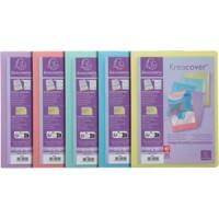 Livre de présentation Exacompta Kreacover Pastel 20 pochettes Assortiment 20 unités