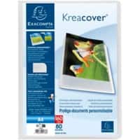 Livre de présentation Exacompta Kreacover A4 80 pochettes Transparent 8 unités