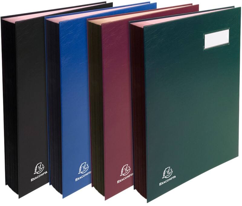 Livre de signatures Exacompta A4 Assortiment 22240E 24 x 2,5 x 32,7 cm (l x p x h) 5 unités