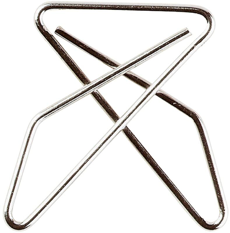Exacompta Vlinderclips Zilver 14766E 7 (B) x 10,3 (D) x 9,5 (H) cm Pak van 1000