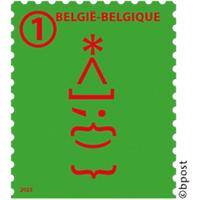 bpost Kerstmis Postzegels Non Prior BE Zelfklevend Pak van 100