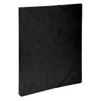 Classeur à anneaux Exacompta Genuine Premium Pressboard 15 mm Carton pressé marbré A4 2 Anneaux Noir 542551E 10 Unités