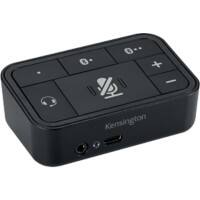 Kensington Universal 3-in-1 Pro Audio-headset-switch K83300WW USB-C naar USB-A-kabel Zwart