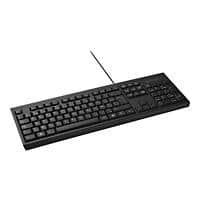 Kensington ValuKeyboard Bedraad full-size toetsenbord 1500109BE AZERTY 1,5 m USB-A-kabel Zwart