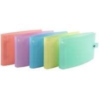 Classeur à anneaux Exacompta Chromaline Pastel 30 mm PP (Polypropylène) 2 anneaux Assortiment 52170E 10 Unités